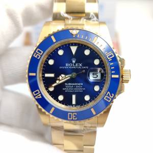 Submariner LB Blue Ceramic YG Plated watch