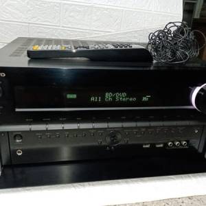 Onkyo nr809 ...220v... 跟遙控 跟咪頭