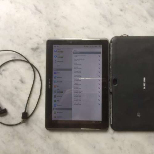 $500 75%新 Samsung GT-P5100 GALAXY Tab 2 10.1 流動平板 16GB + 充電線