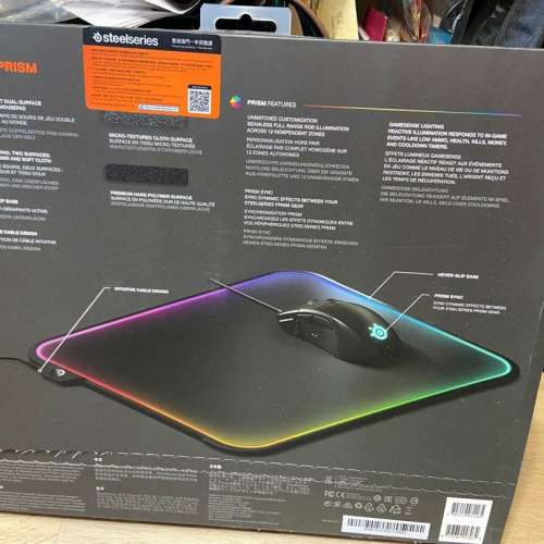 Steelseries 電競滑鼠墊QcK PRISM