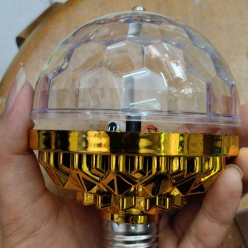 E27大螺頭disco彩色旋轉氣氛燈