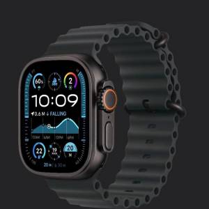 100%新 原廠Apple Watch Ultra 2  黑色海洋系錶帶