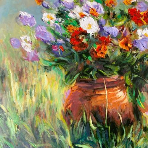 油画《花语系列》