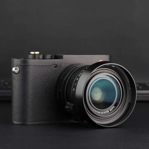 HAOGE LH-LQOB Metal Lens Hood For LEICA Q (Typ 116) 金屬遮光罩