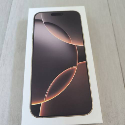 全新 iPhone 16 Pro Max256GB 沙漠金 台機