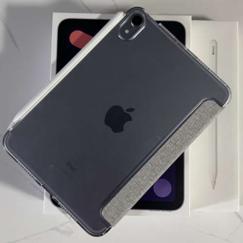 98% new iPad mini 6 256g WiFi + 5g with Apple Pencil 2