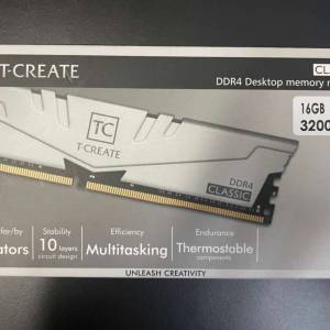 Team Group T-CREATE DDR4 3200 ( 8GBx2 ) 16GB KIT not 2666 3600