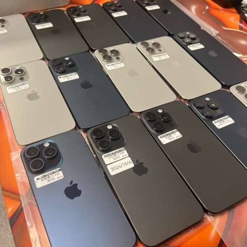 (電子之家，超多apple 靚機）Apple iPhone 15 pro max/256,512gb & 1Tb/高質超靚機...