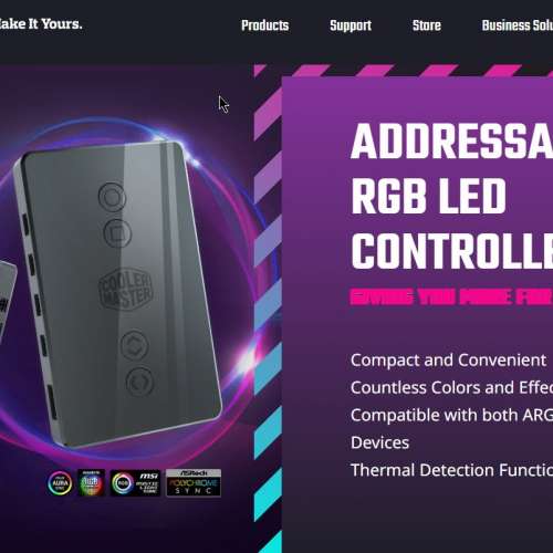 Addressable RGB LED Controller  Cooler Master