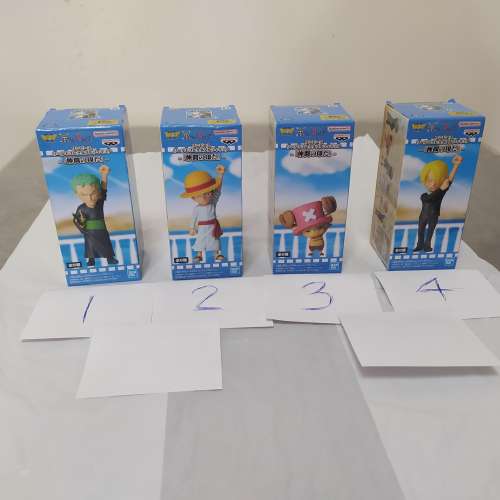 全新未拆景品模型4只