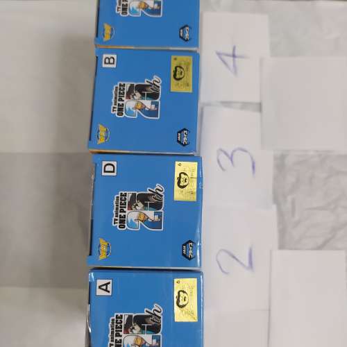 全新未拆景品模型4只