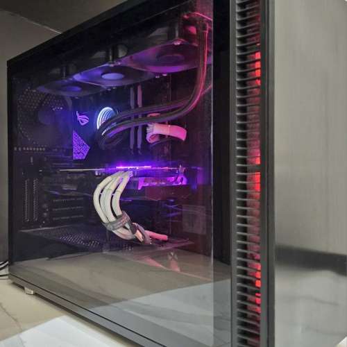 高端 電競 靜音 打機 畫圖 超頻 頂配 RGB 桌上電腦 水冷 PC Intel i9 Asus ROG RTX...