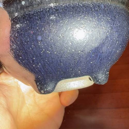 建盞 純柴燒 鷓鴣斑藍