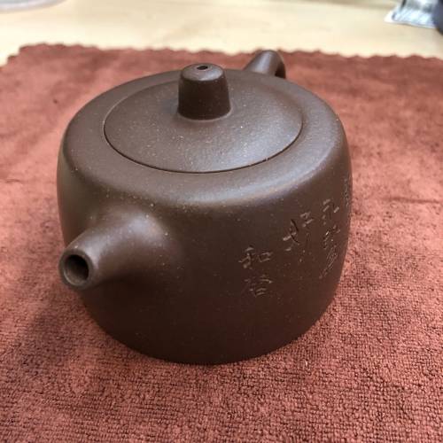 紫砂茶壺 天青泥 井欄 純手工制