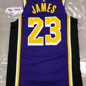 NBA LAKERS LEBRON JAMES 23號 AU 球員版