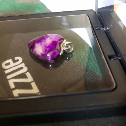 Sugilite 舒俱徠 吊墜 心型