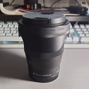 新淨Sigma 16mm F1.4 DC DN EF-M MOUNT