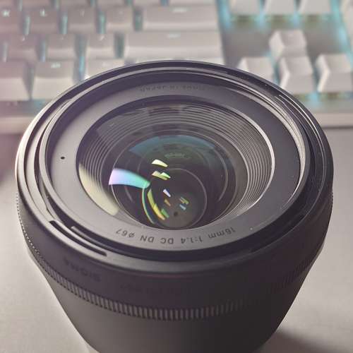 新淨Sigma 16mm F1.4 DC DN EF-M MOUNT