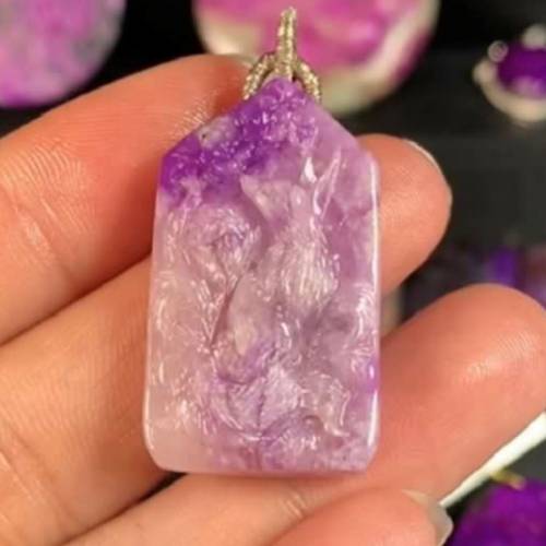 sugilite 蘇紀石 舒俱徠石 吊墜 九尾狐