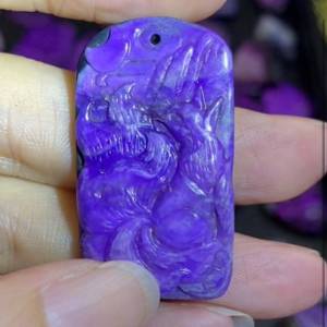 sugilite 蘇紀石 舒俱徠石 小吊墜 九尾狐