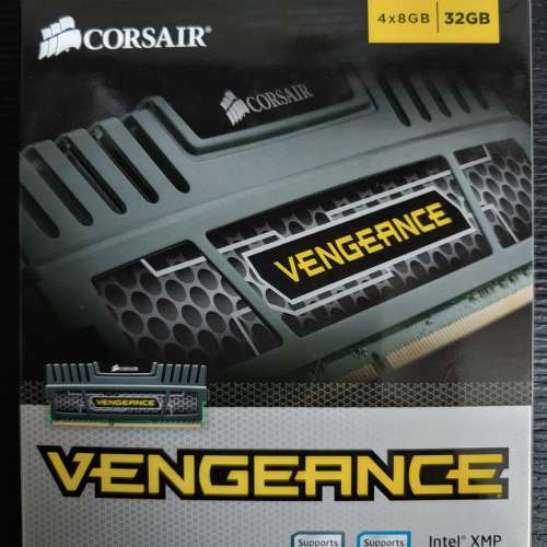 Corsair Vengeance 32GB (4x8GB) DDR3 1600 MHz (PC3 12800) 桌上電腦記憶體 Model...