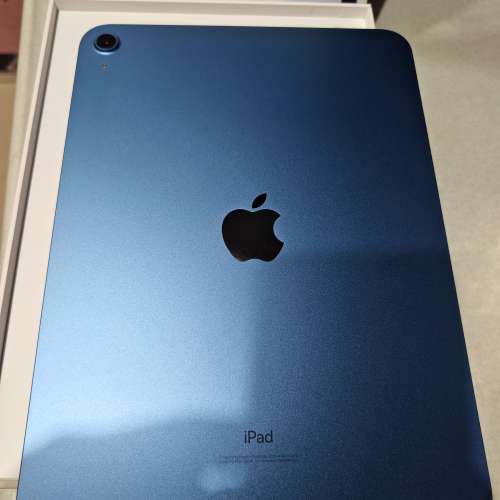 99%極新無花 香港行貨 藍色 Apple iPad 10 10.9" Wifi 256GB 全套有盒有單有保用