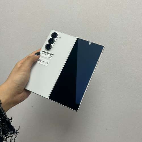 (電子之家，全新質素，完美機三星Galaxy Z Fold 6 白色✨/12+512gb/三鏡頭/摺機😍...