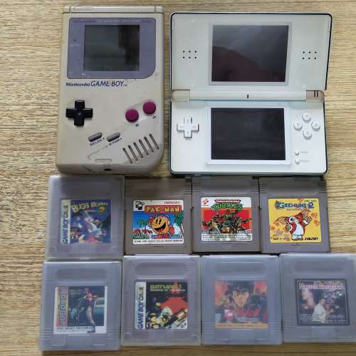 任天堂 game boy ， NDS Lite，8個遊戲帶