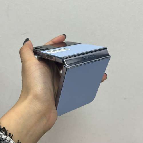 (電子之家，Samsung Z Flip4✨/8+256gb/超少有藍色摺機）