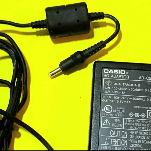全新CASIO 原廠 EXILIM DC數碼相機用 AC ADAPTOR AD-C50J