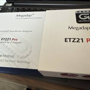 99% new MEGADAP SONY E TO NIKON Z 自動對焦接環 (ETZ21 Pro) 有保