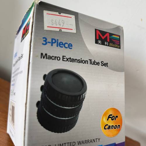 Macro Extension Tube Set for Canon