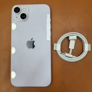 99%New iPhone 14 Plus 128GB 紫色 香港行貨 AppleCare+保養到2025年1月31日 有配件...