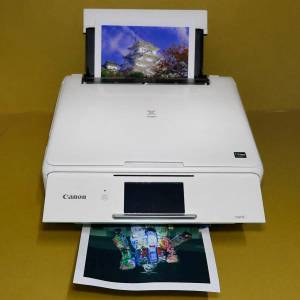 新淨少用入滿一套墨用6色780 781墨盒無盒高級Canon TS8170 Scan printer(可無線打...