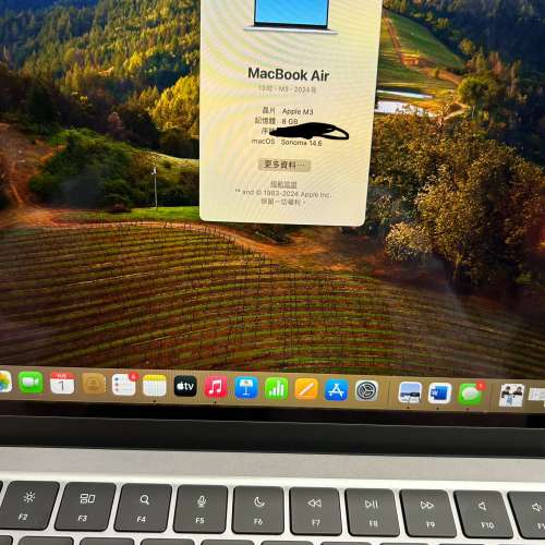 Macbook Air 13inch 8+256g