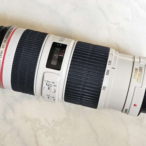 Canon EF 70-200mm f/4L IS USM 連濾鏡