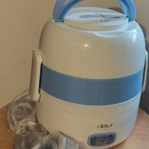 Deer 雙層蒸煮飯盒 連飯盒 (1.2公升) DR2121