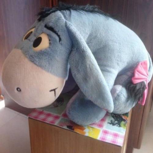 Disney Mattel Eeyore 可愛大公仔