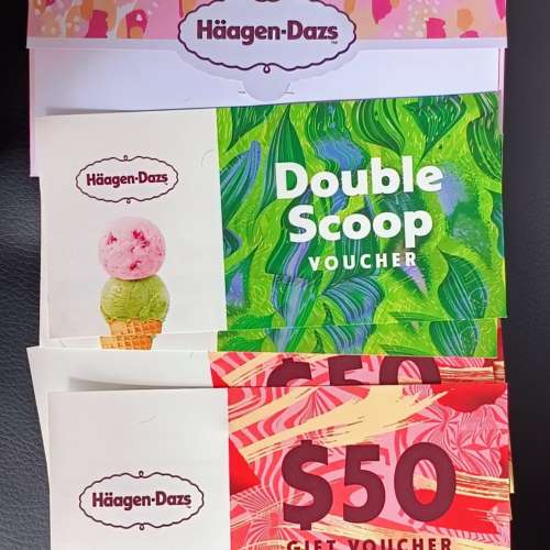 Haagen-Dazs voucher x 6