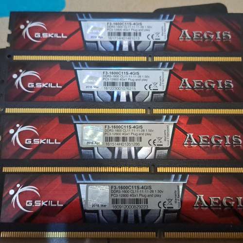 出售G-Skill Ddr3 4x4g Ram