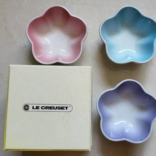 Le Creuset Mini Flower Bowl (set of 3) 陶瓷 花花系列 小食碗 甜品碗