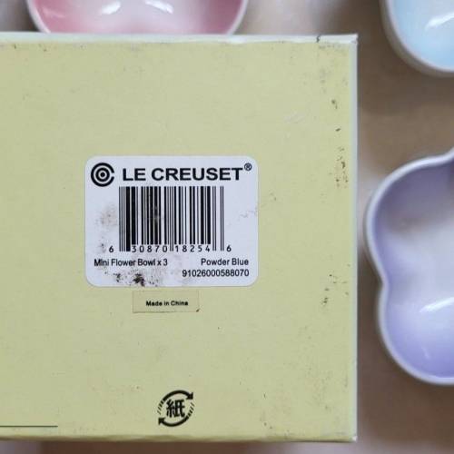 Le Creuset Mini Flower Bowl (set of 3) 陶瓷 花花系列 小食碗 甜品碗