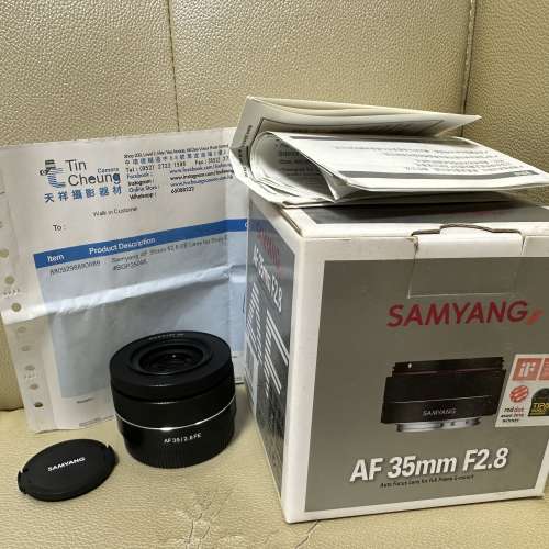 9成新 Samyang samyang AF 35mm F2.8 for Sony E