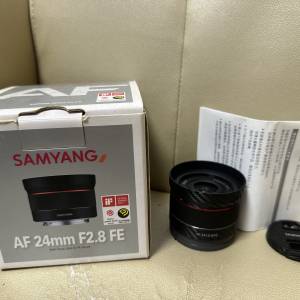 9成新 Samyang samyang AF 24mm F2.8 for Sony E