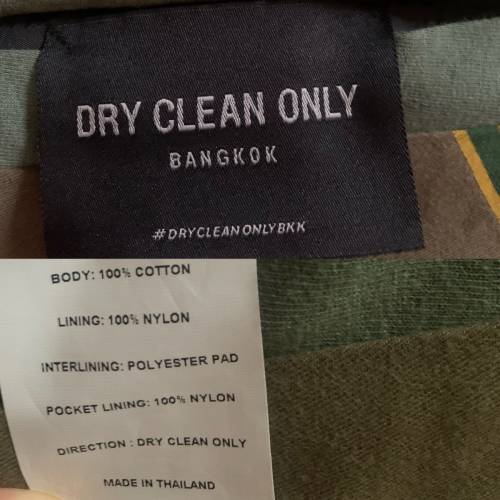 Drycleanonly雙面夾棉外套