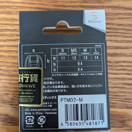 Pentaconn Coreir AL Alloy 耳膠