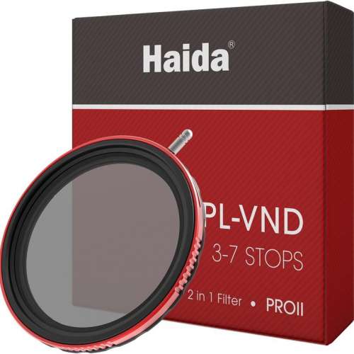 Haida 2 in 1 Circular Polarizer + Variable Neutral Density ND8 - ND128 偏光鏡...