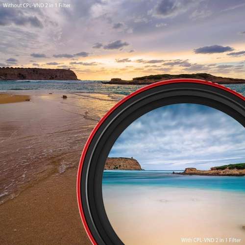 Haida 2 in 1 Circular Polarizer + Variable Neutral Density ND8 - ND128 偏光鏡...