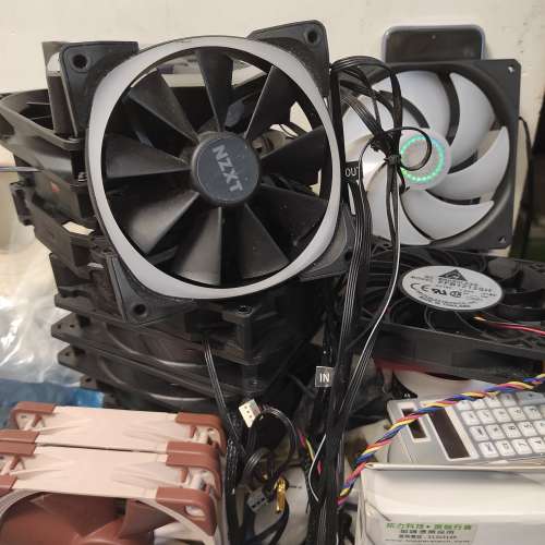 noctua Corsair cooler master arctic phanteks gelid nzxt 12 14 cm fan argb 風扇