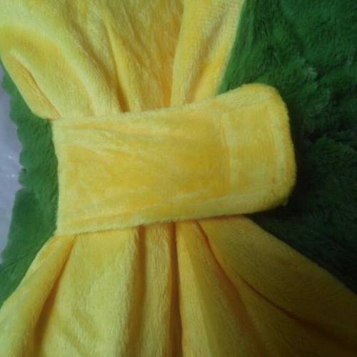 綠色有翼毛絨寵物公仔枕